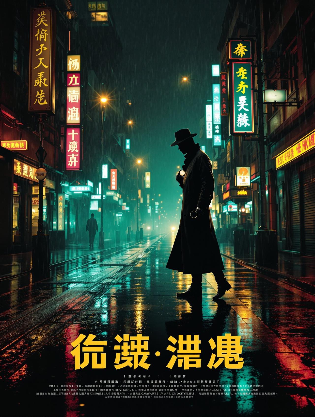 色噜噜影院重磅悬疑剧《暗夜追凶》主海报