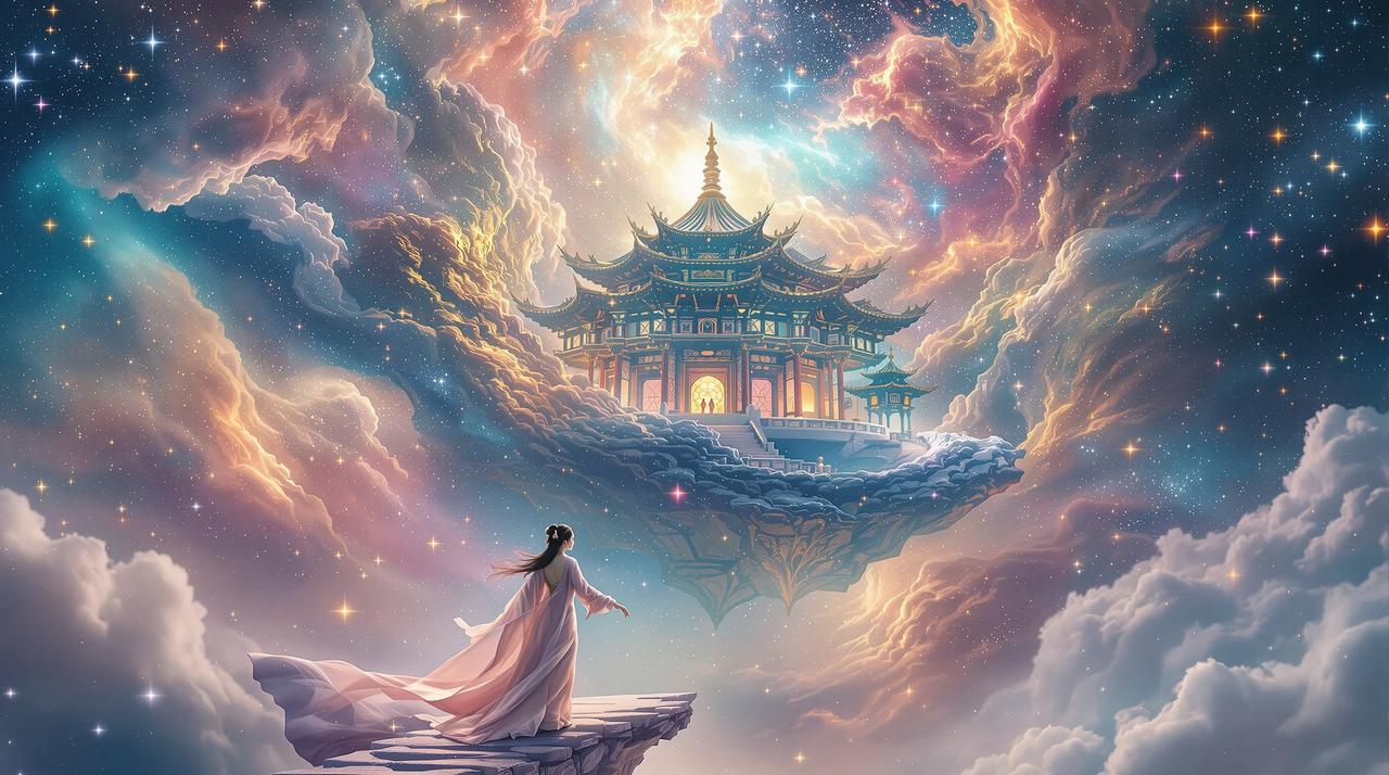 色噜噜影院古装仙侠剧《星河奇缘》场景剧照